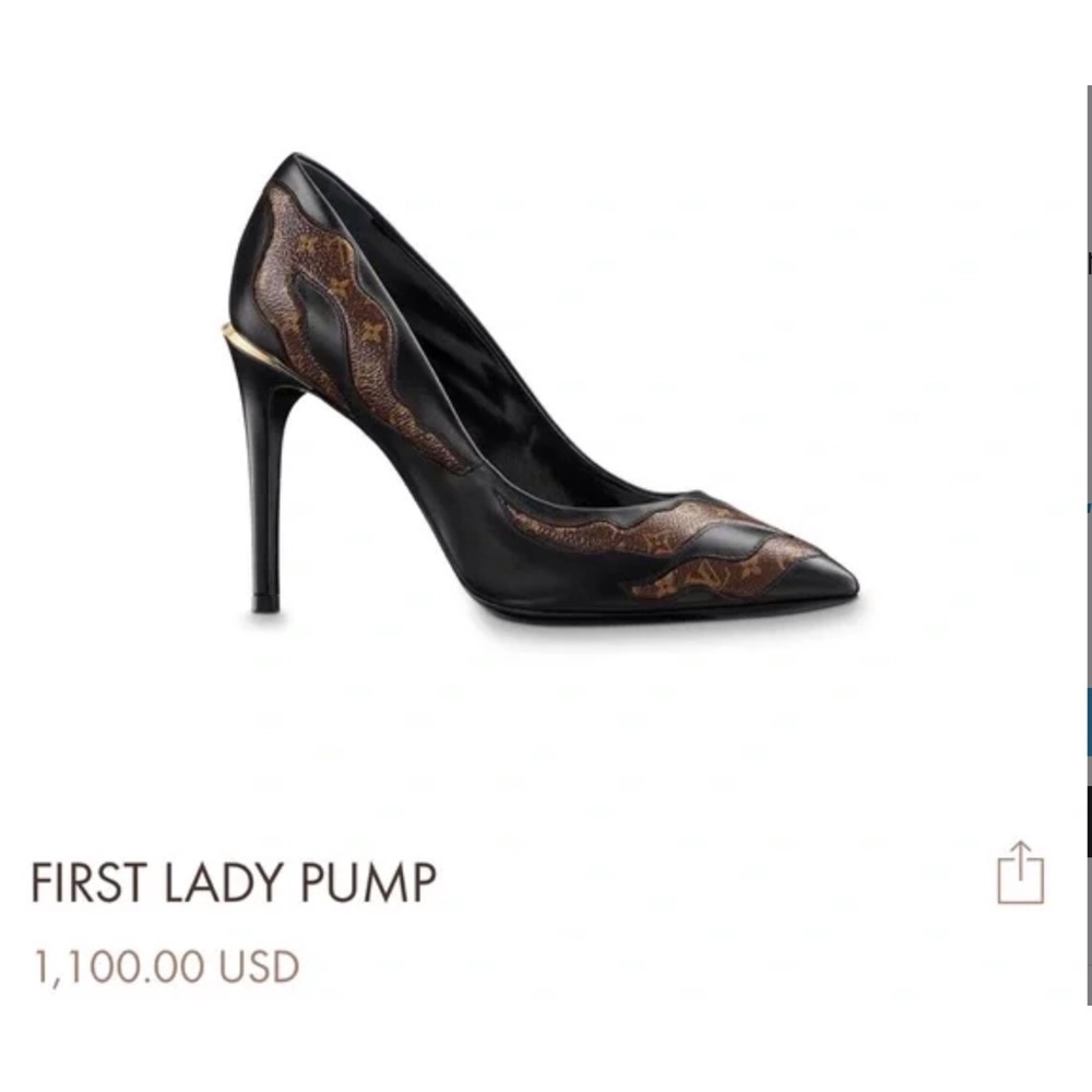 Authentic Louis Vuitton First Ladies pump 39 fits 8-8.5 willing to trade